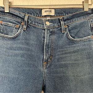 AGOLDE Toni Mid Rise Straight Jeans